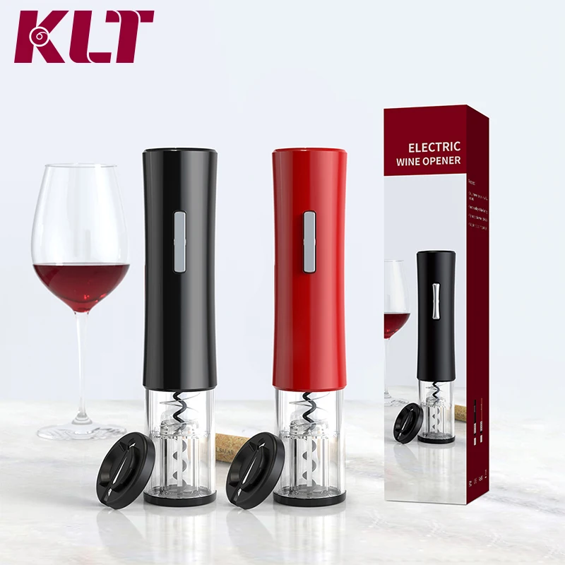 Colorful Package Automatic Wine Corkscrew Opener Gift Battery Electric Wine Bottle Opener