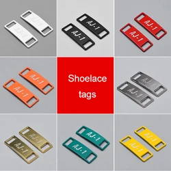 Hand Stamped Shoelace Charms - Personalized Shoe Charms - Inspirational Runner Shoe Tags - dubraes with logo all colors