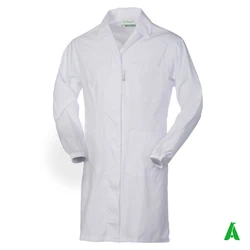 For B2B Work coat color royal blue with custom logo shipping worldwide sample superior quality uniform researcher work company