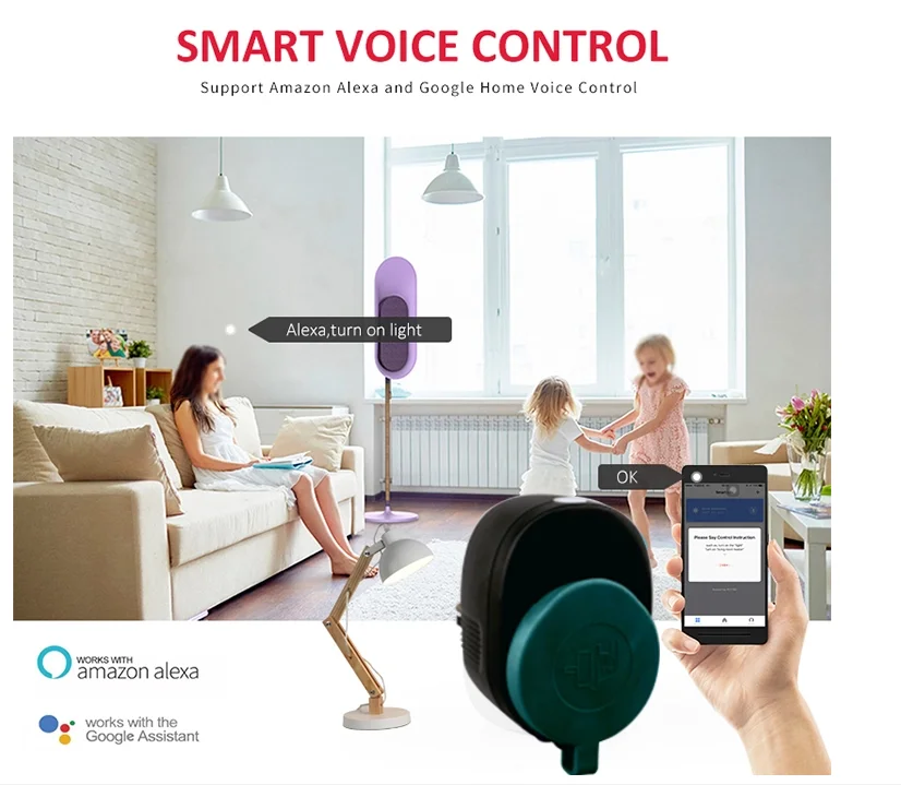  16A 3680W IP44 уличный Wifi смарт-разъем с розеткой стандарт ЕС защитой