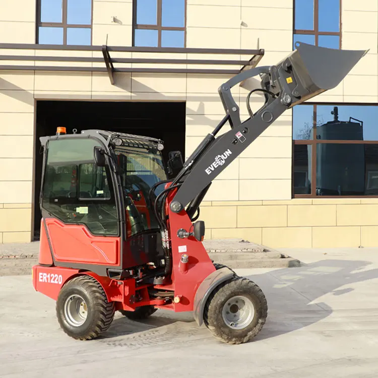 Everun ER1220 1 2 тонн бренды 4WD гидравлическая трансмиссия цена машины новые погрузчики 4x4