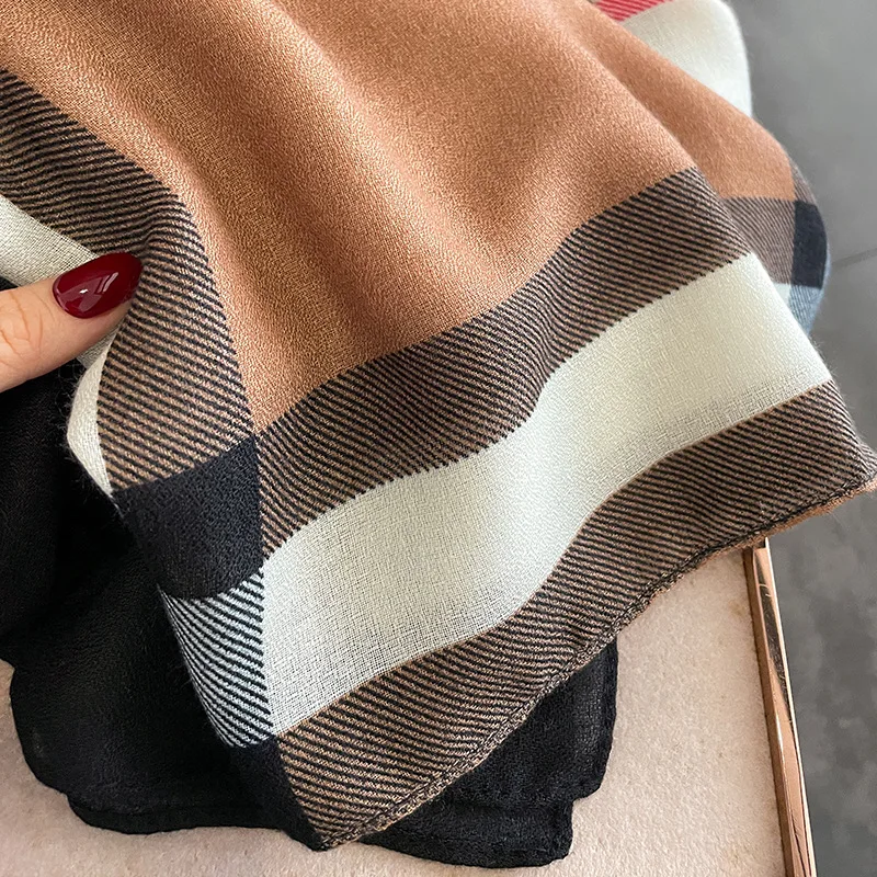 Hot Sale Winter Foulard Summer Beach Sun Cotton Scarf Women Shawl Dual Bandana Hijab Poncho Femme Brand Pashmina Scarves