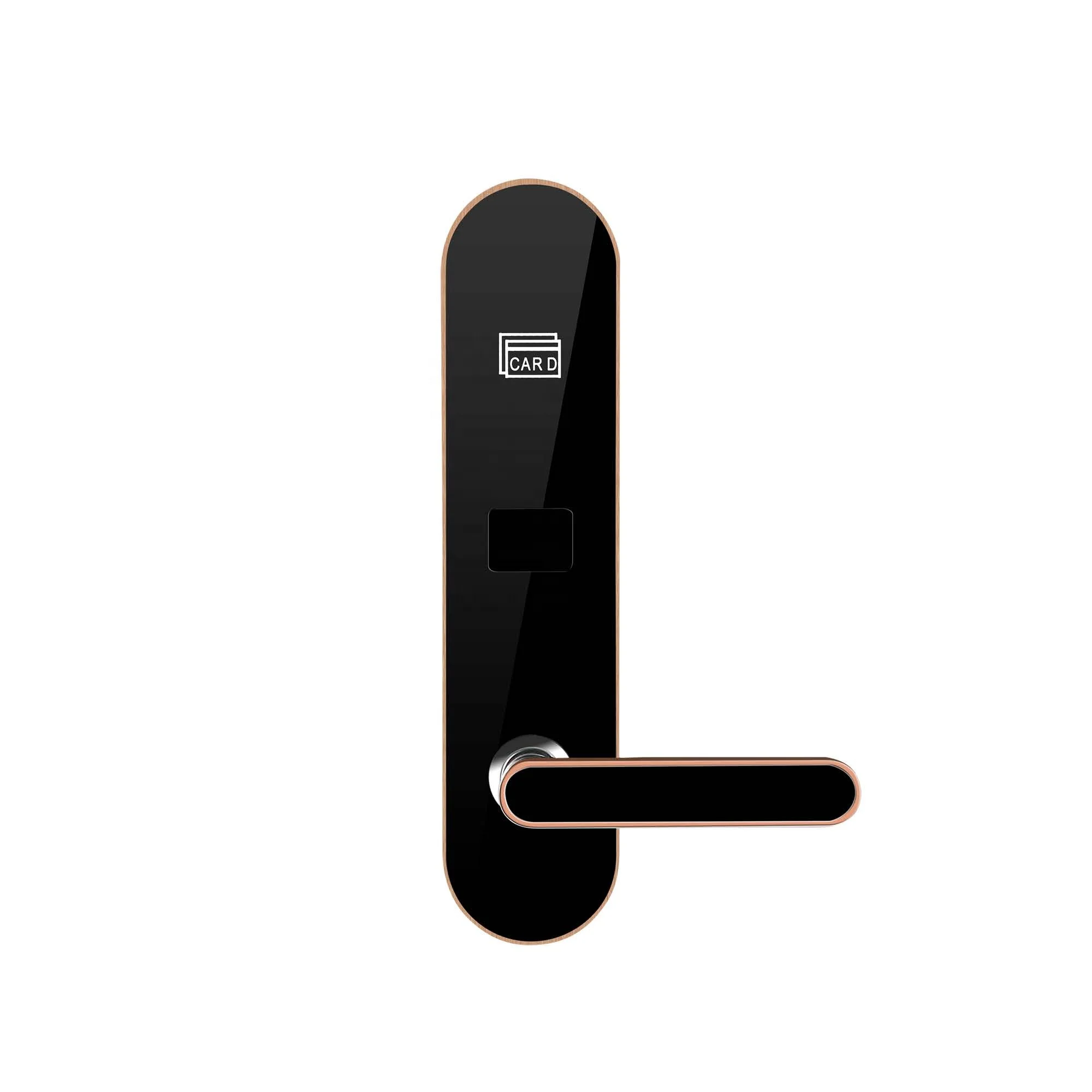 Модная интеллектуальная система блокировки отеля Rfid, Электронная дверная ручка с радиочастотной картой, смарт-система дверного замка для отеля