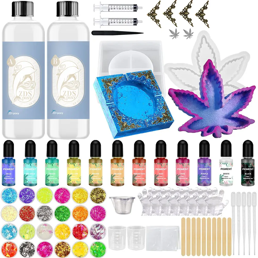 Dropshipping Products 2024 Crystal Resin Crafts Materials Diy Molds Resin Art Resin Starter Kit Toys For Children