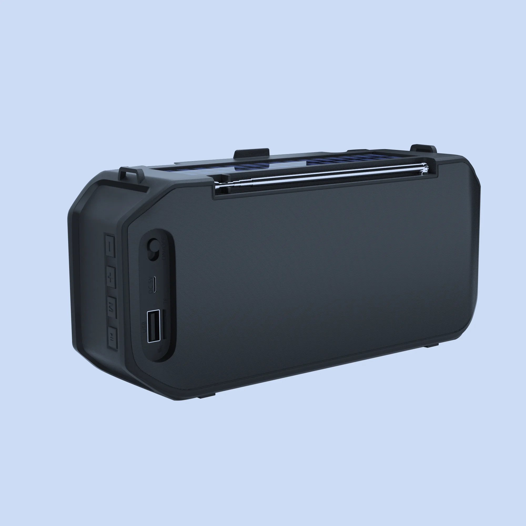  Factory direct with FM broadcasting function and lighting sale portable stereo wireless