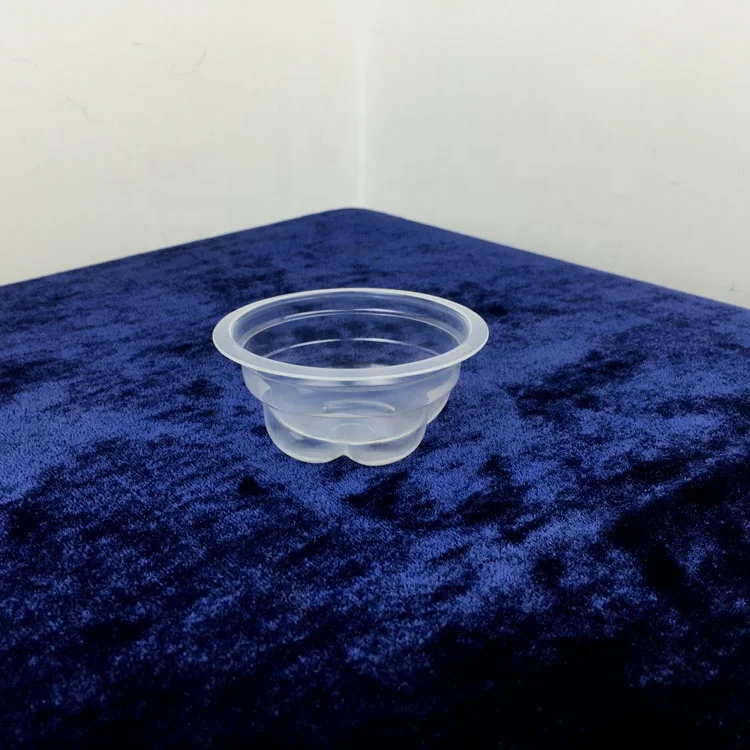 
65ml Disposable Clear Customized Printed Juice Salad Wheel Shaped Jelly PP Cup 