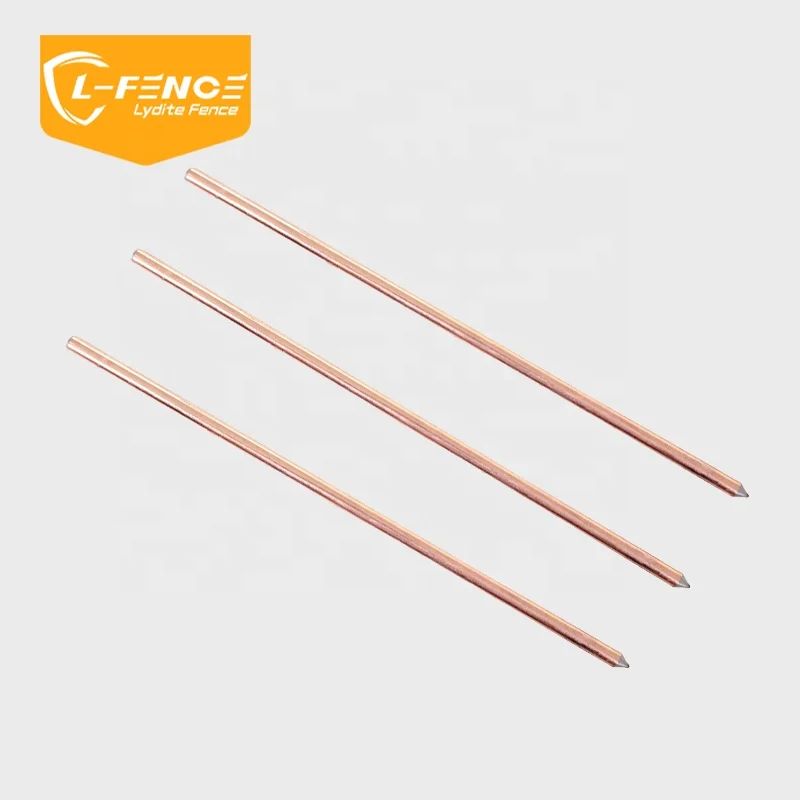 Lydite Lightning Strike Electrode Earthing Rod Great for Electric Fences Portable ground rod earth rod copper plated