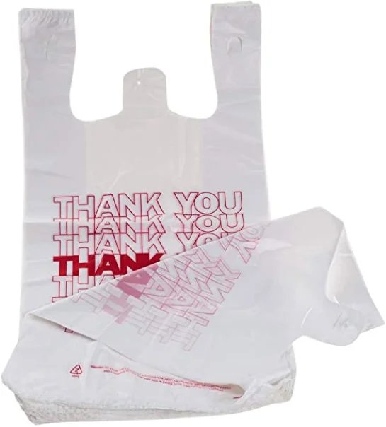 THANK YOU Bag Supermarket Wholesale T-shirt Shopping Bag