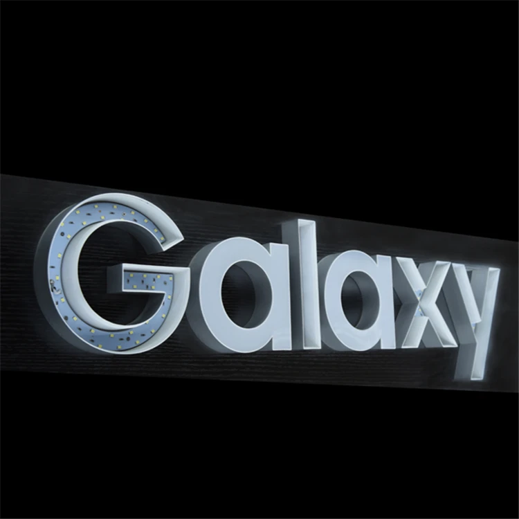 2023 Galaxy LED Sign ABS Mould LED Signage for SAMSUNG Galaxy Mobile Shops