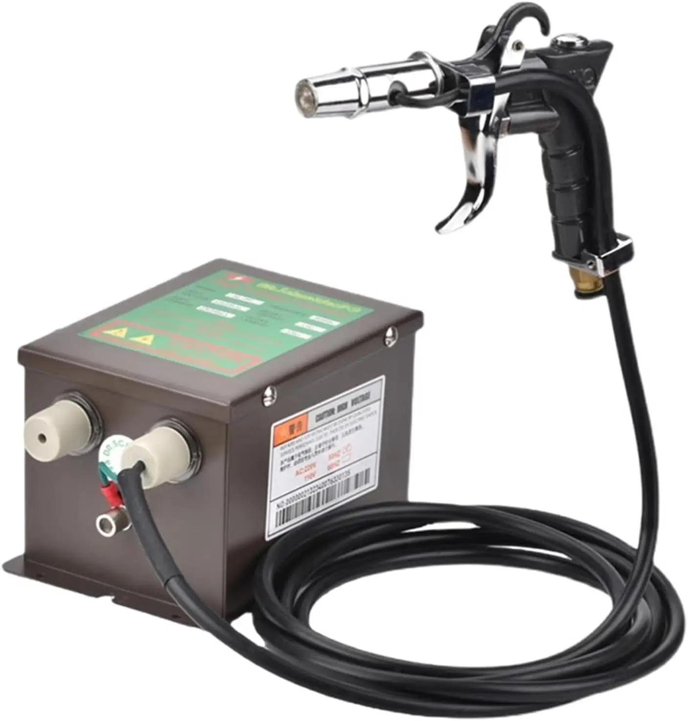 Fast static elimination ionization high pressure air gun antistatic esd ionizing air gun