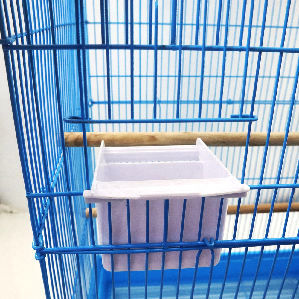 Manufacturer wholesale customized round large birdcage cage wire mesh foldable canary cage for outdoor feeding and breeding
