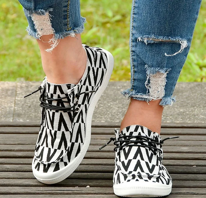 Free Shipping Wholesale Western Style Vintage Women Soft Slip On Camo and Zebra Print Shoes Women Leopard Canvas Shoes