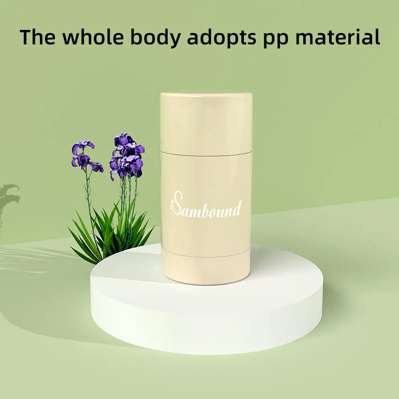 Custom Luxury private label Printed PET 50Ml Stick Deodorant Container Refillable Stick Container