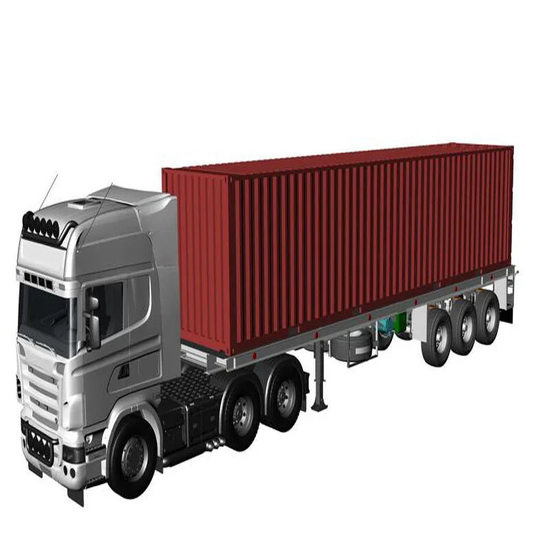 High Quality Capable Of Pulling One Forty-Foot Container Or Two Twenty-Times Containers Container Chassis Trailer