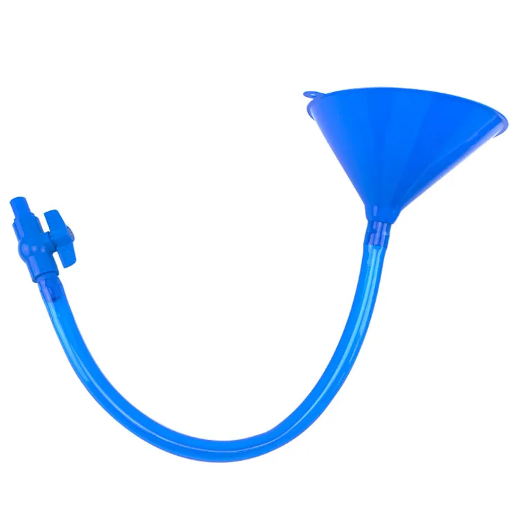 Blue Beer Funnel beer Drinking funnel for Beer Pong Party Game Single Hose Plastics custom