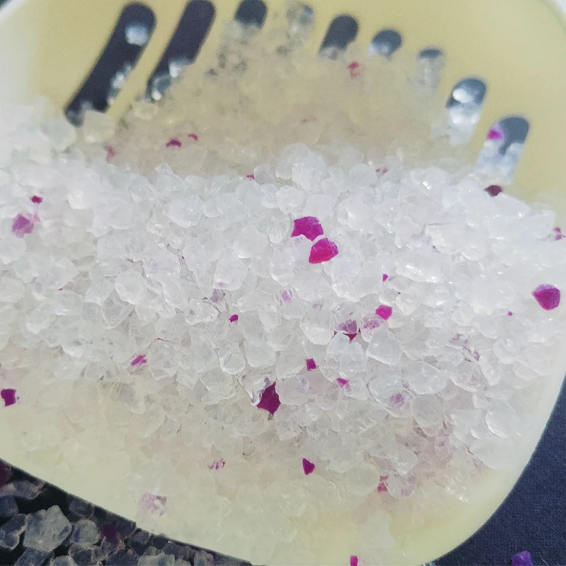 Factory Direct Wholesale 1-8mm 1.6kg Pet Products Supply Silica Gel Sand Filler Clean Blue Crystal Silicone Cat Litter