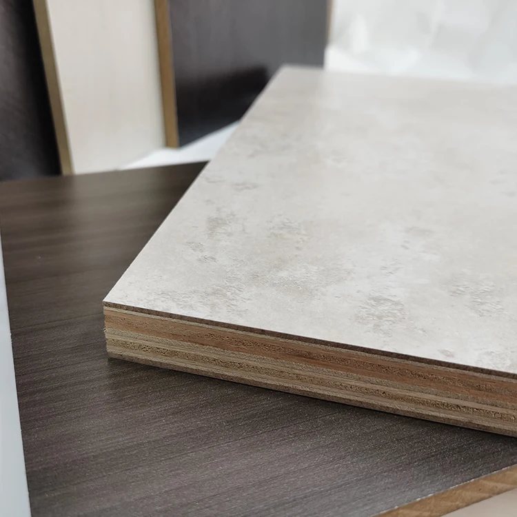 Multilayer Board 20 Cm E1 Plywood Bathroom Cabinet Gold Diamond Surface High Strength Non Fumigation Multilayer Board