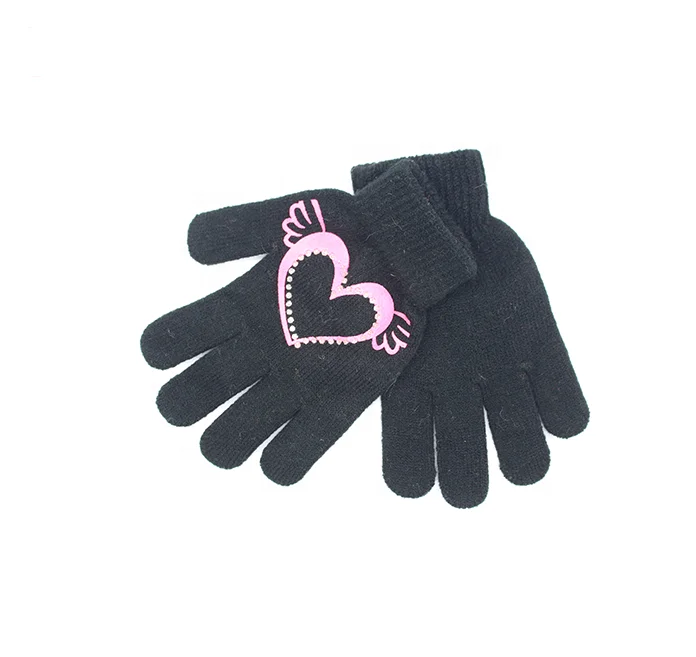 BSCI Factory Cheap Customized Printed Acrylic Magic Glove For Women