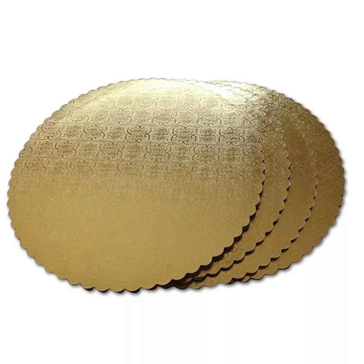 Wholesale High Quality Cardboard Cake Base Different Size White Paper Cake Boards Tray For Cake