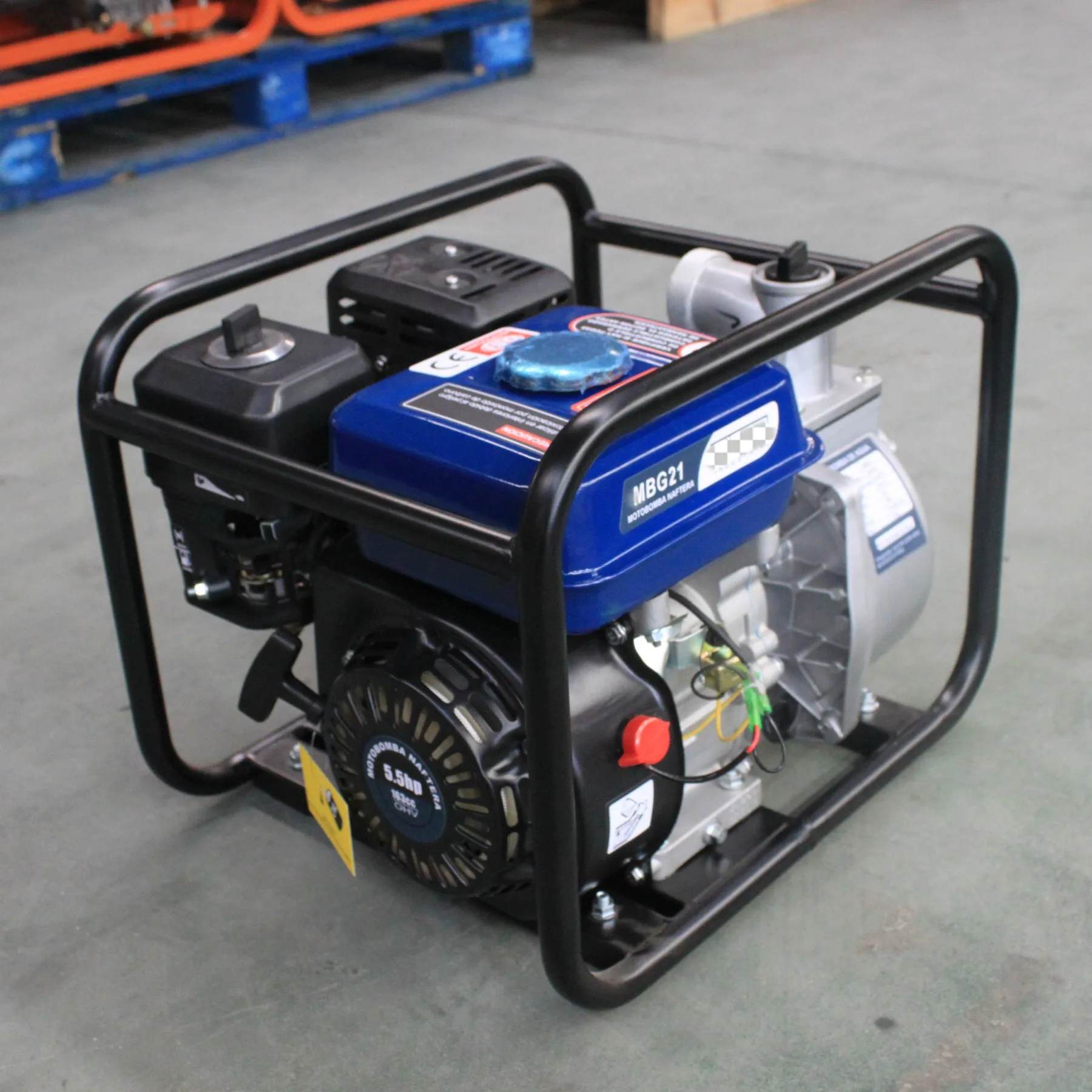 1.5-4 Inch 2 Inch 5.5HP Portable Small Electric/Hand Start Gasoline Engine Water Pump Motor Pump Water Pumping Home