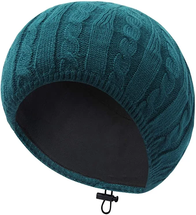 OEM оптовая продажа Женский ребристый Бирюзовый снуд Speckled Beanie текстурированный головной убор снуд головные шарфы берет