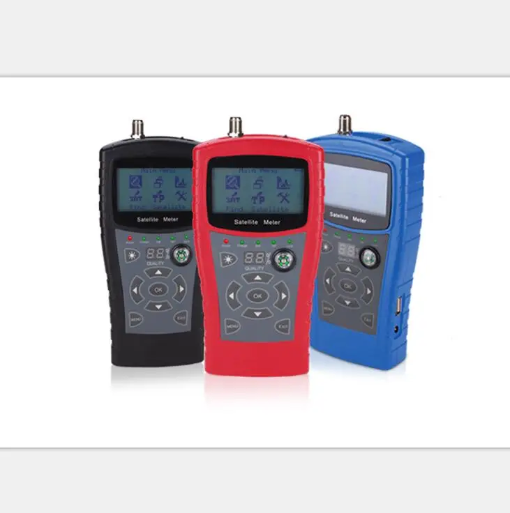 Gecen G-SAT DVB-S2 Digital Satellite Finder SF-760 with Spectrum USALS Unicable