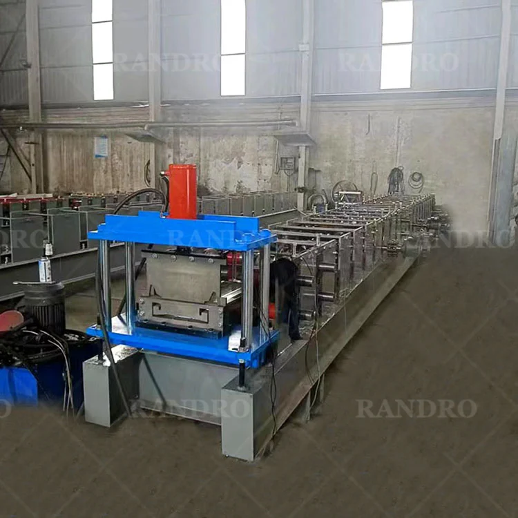 RANDRO C Shape Steel Walk Platform Making Machine Scaffold Plank Roll Forming Machine Scaffolding Plank Production Line