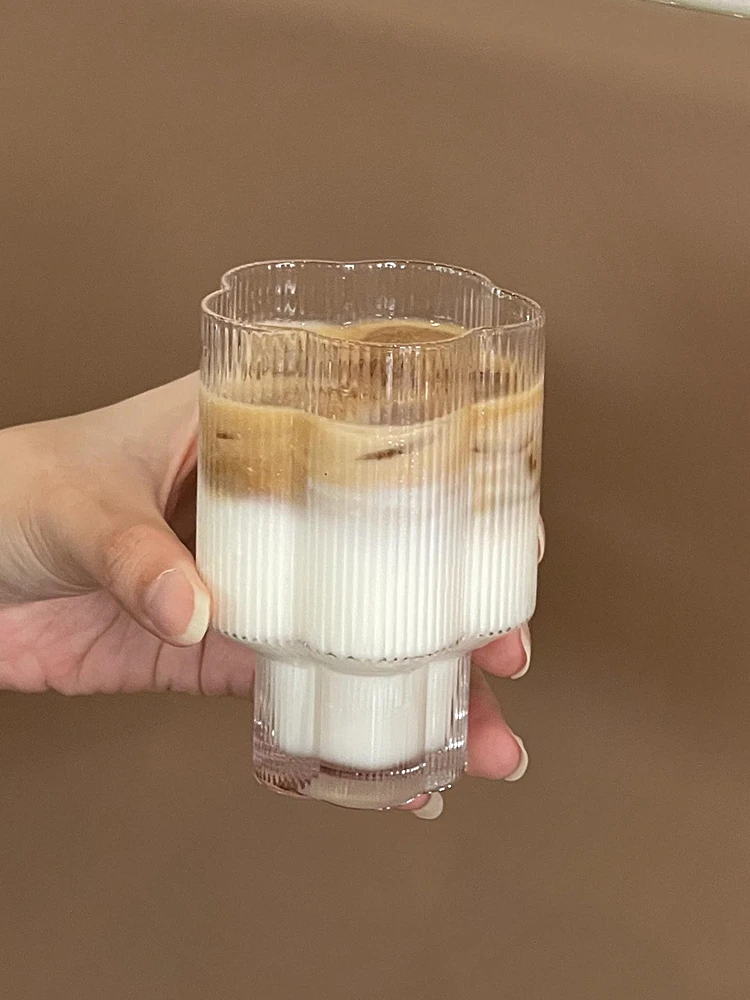 Винтажные ребристые стеклянные стаканы для питья воды графин с вертикальными полосами сока безопасные посудомоечной машины