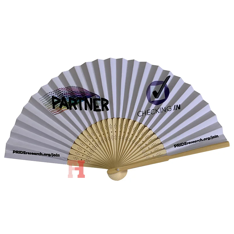 
Home Decoration Promotional Japanese Paper Wedding Hand Fan 