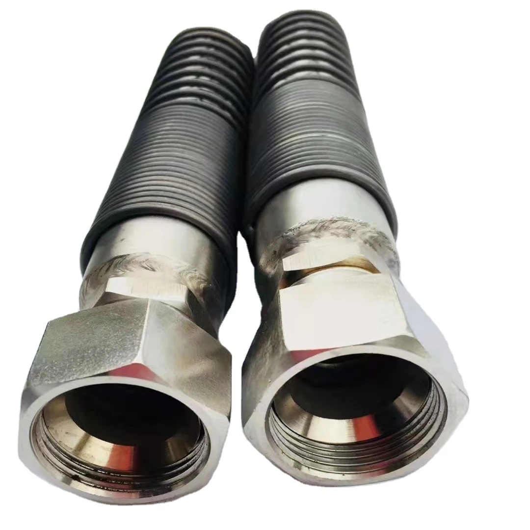 steel flexible pipe  flange joint braided flexible stainless steel braided hydraulic hose for gas steam oil petrol