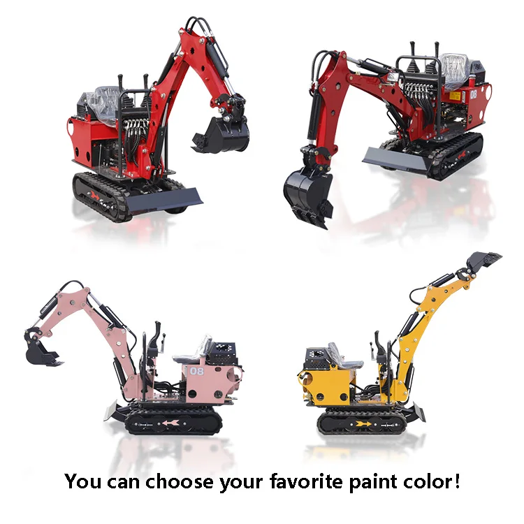 micro digger mini 0.8 ton 1 ton excavator