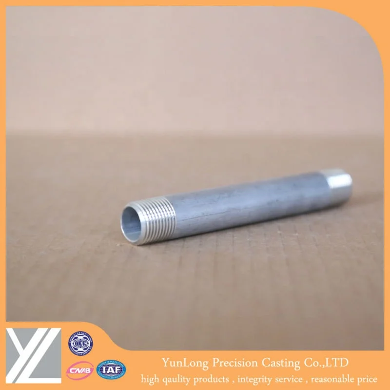 
Stainless Steel Tube Fittings NIPPLE 1/8 seamless nipples pipe fittings and welding pipe fittings 