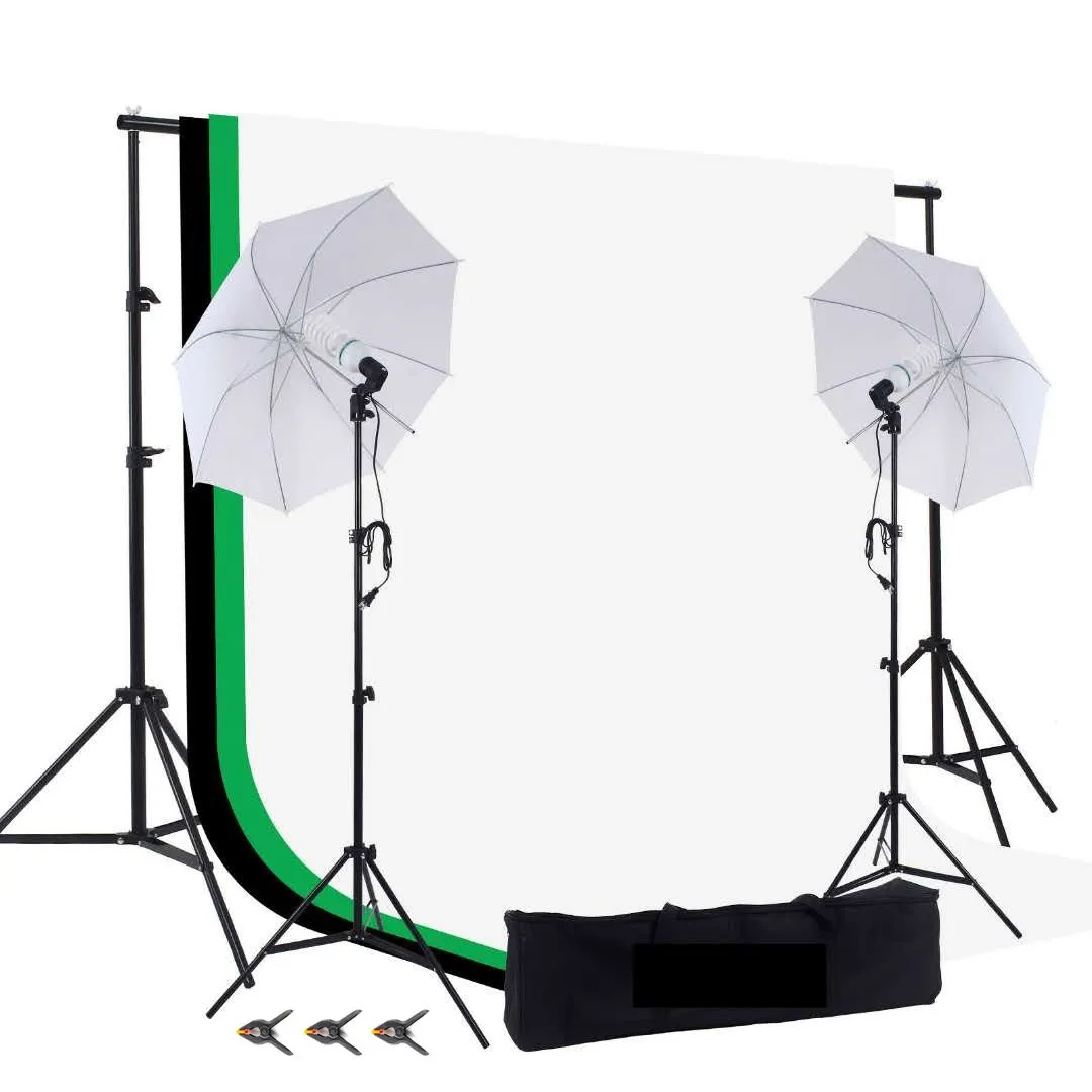 Factory Professional Camera Shooting Set Tripod Soft Diffuser Box 60*90 cm with Reflector Backdrops Photography Studio Light Kit
