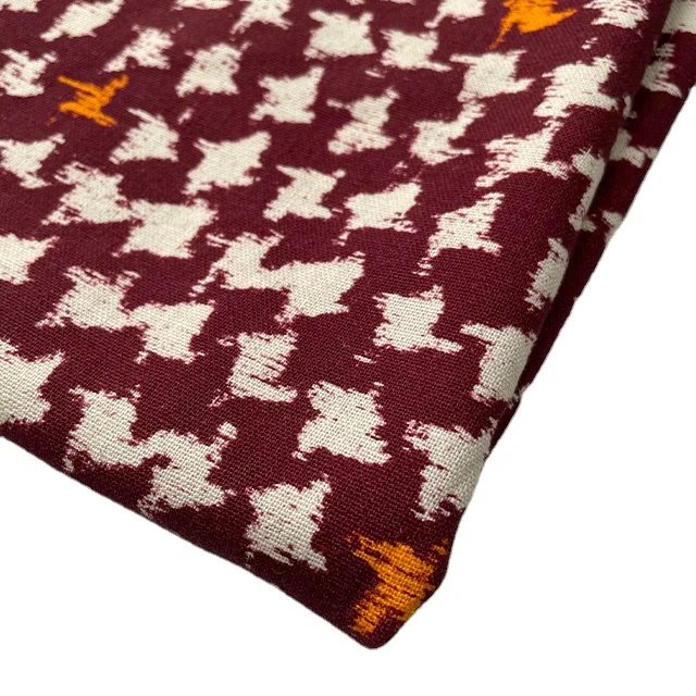 Высококачественный тканый рулон, моющийся принт, 45% вискоза, 55% лен