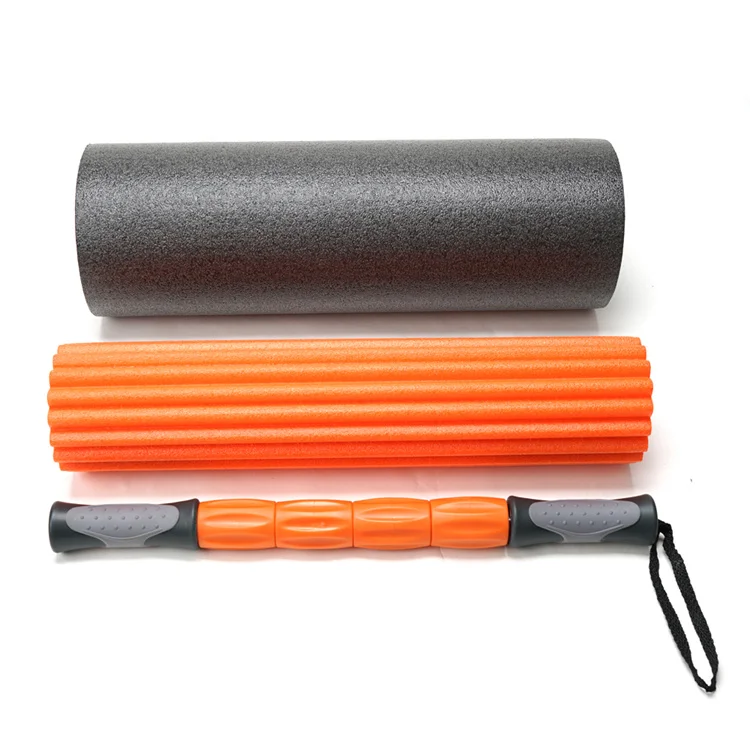 HALA-MST-005 Sports Yoga Exercise Massage stick 3 in 1 EPE Foam Roller Set for yoga training