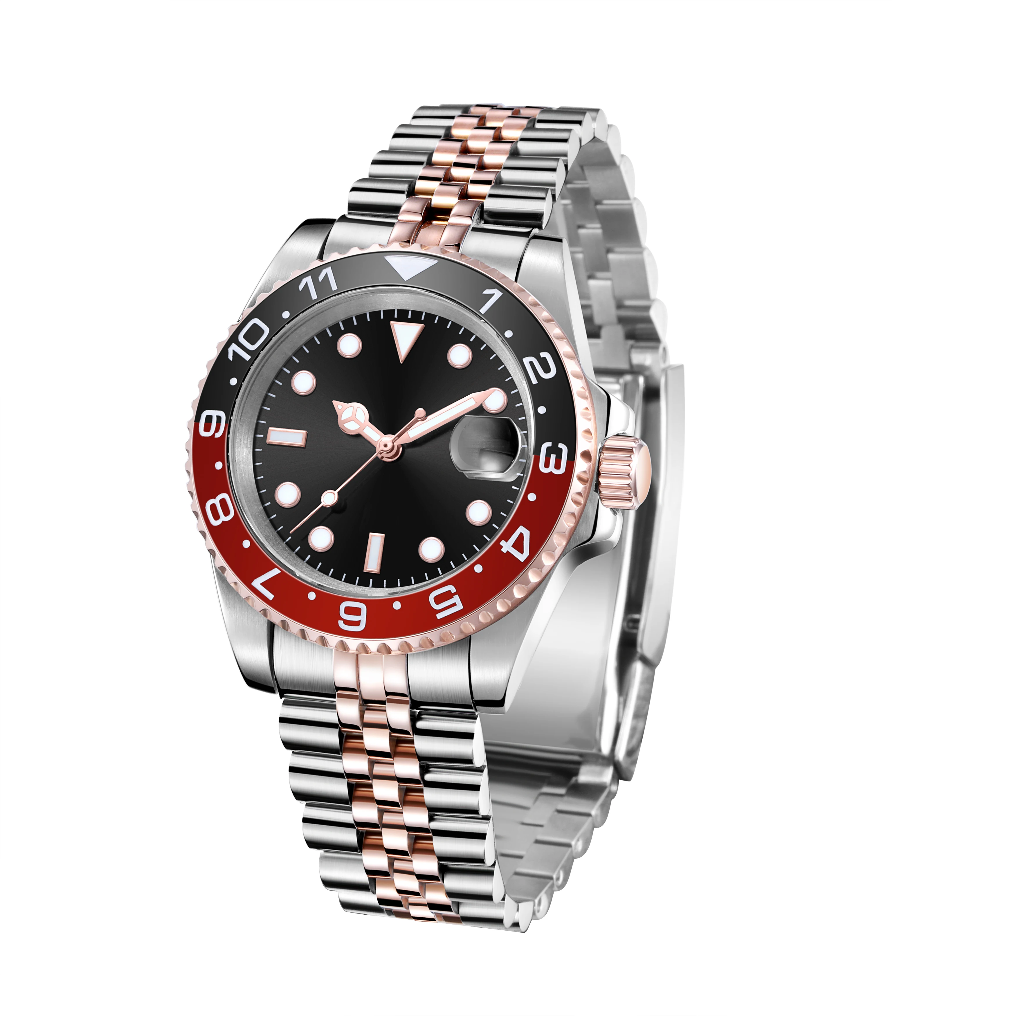 Factory custom made for men Stainless Steel Diver Watch 10 ATM Water Resistant mechanical Watch diving Men watch