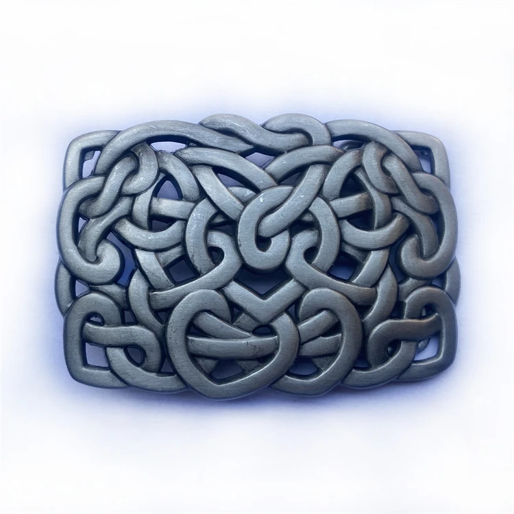 Punk 3D Carving Celtic Knot Zinc Alloy Unisex Belt Buckle Made In China For Men Women