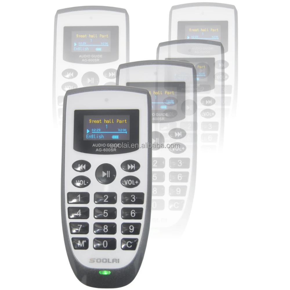 Audio Guide System AG-600SR series With Tour Guide for Group Tour and Data Analysis Function