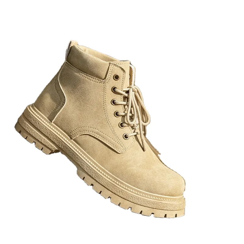 Summer Marting boots men high help work suit tide men desert combat American paratrooper tactical mountain frosted ankle boots