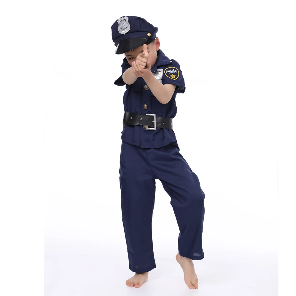 6pcs pretend play toys Kids Police Play Set Children Role Play Costume Police Costume For Child
