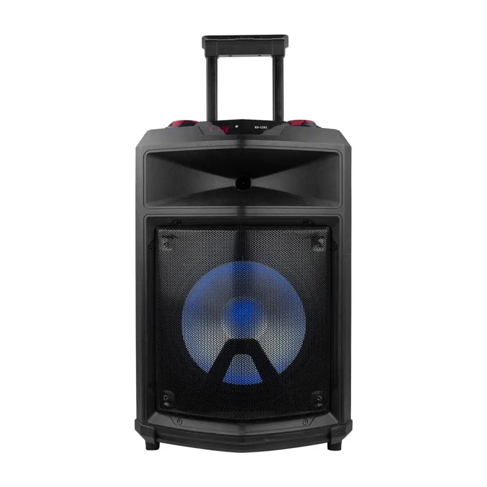 12V 7.5A Lead Acid Battery  Tms12-01 TEMEISHENG hot sell woofer active 12 inch portable trolley speaker with microphone