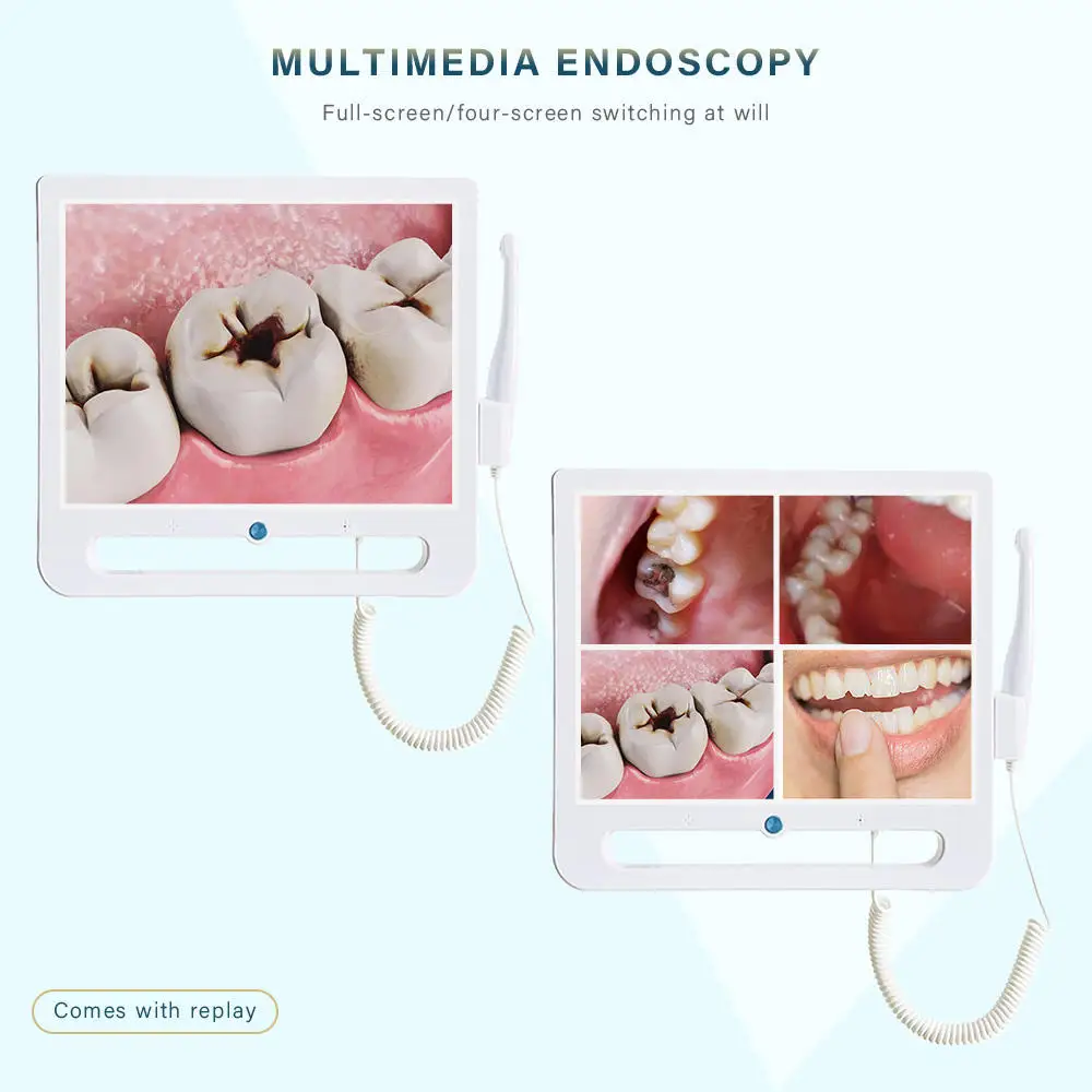 CE Approved WIFI Type Dental Intra Oral Camera 17 Inch Electronic Endoscopes 18 Million Pixels Medical Equipment Oral Tools