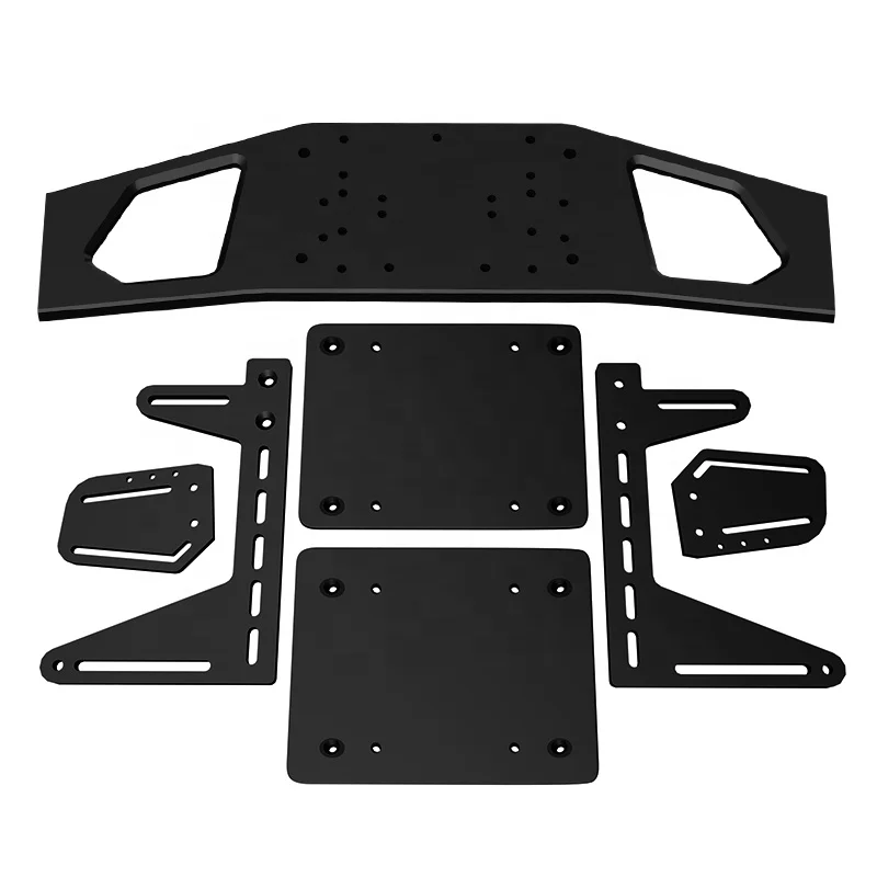 Performance Sim Racing simulator cockpit Parts Racing Aluminum Profile Reverse Mount Swing Short Brake Clutch Dual Pedal Mount
