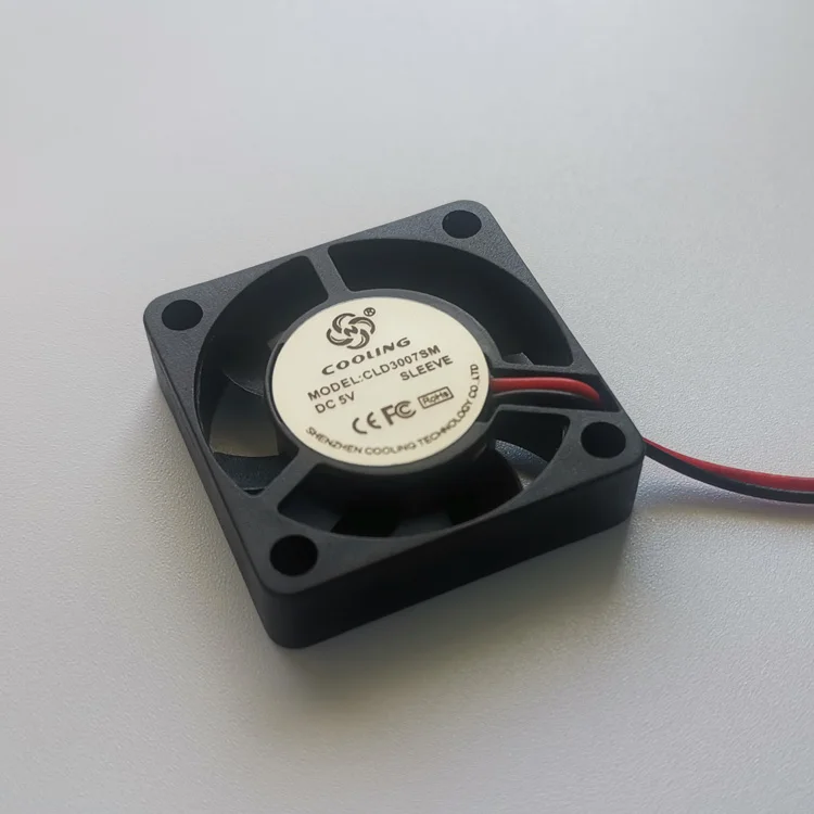 30mm Axial Fan 30x30x7mm DC 5V 12V Cooling Fan
