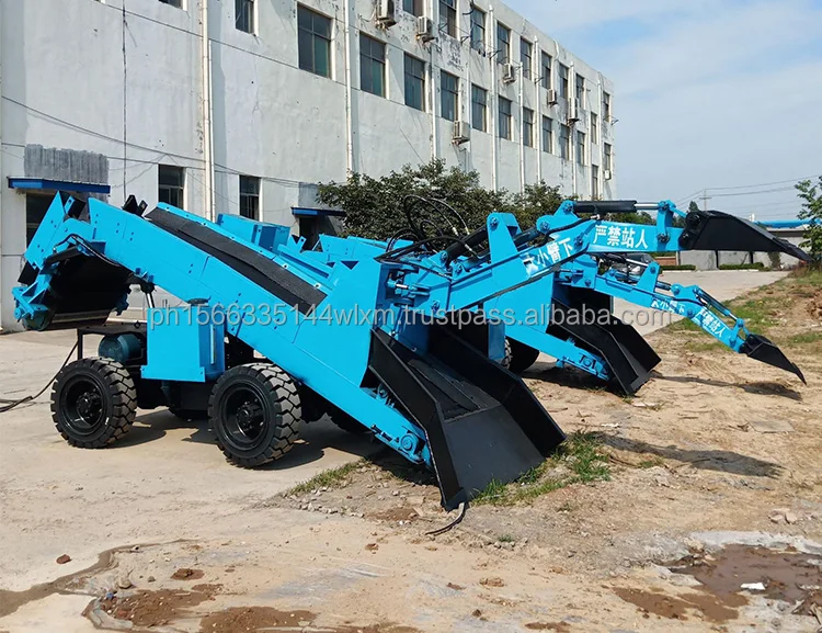 Mucking Loader Underground Loader Electric Small Underground Wheel Mucking Loader