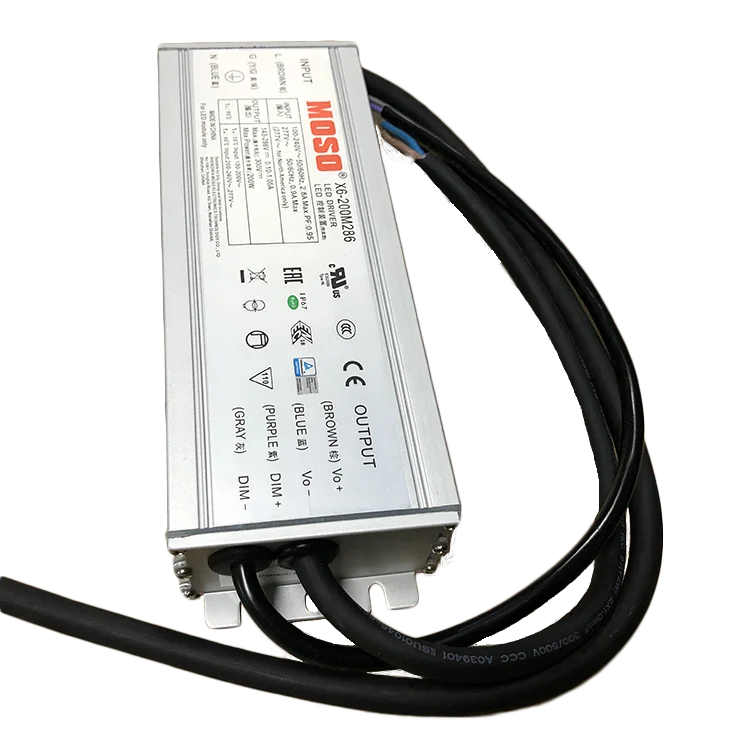 200W Series moso power supply led 200w moso led driver programmer moso x6
