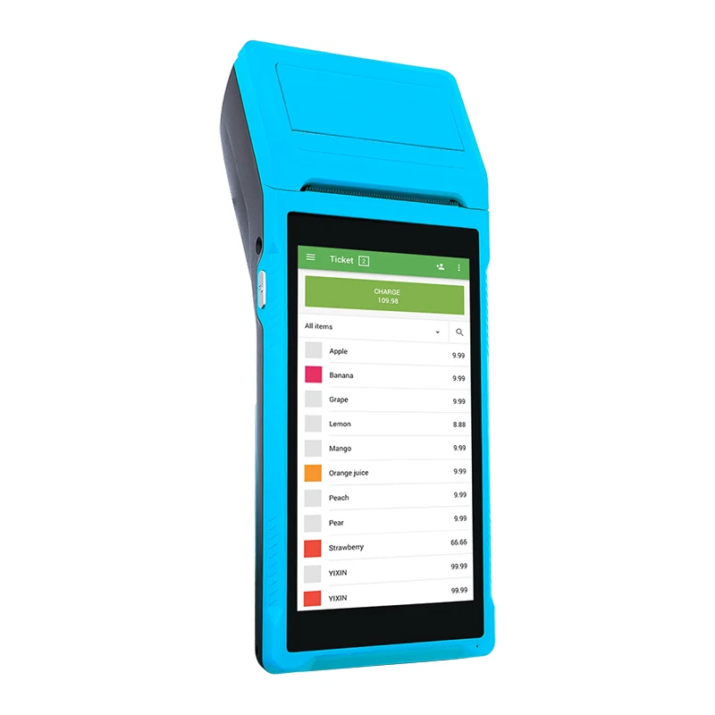 Durable and Cheaper Pos Q2i Android 8.1 Handheld Android Pos Terminal Printer with 58mm Android Mobile Printer Pda