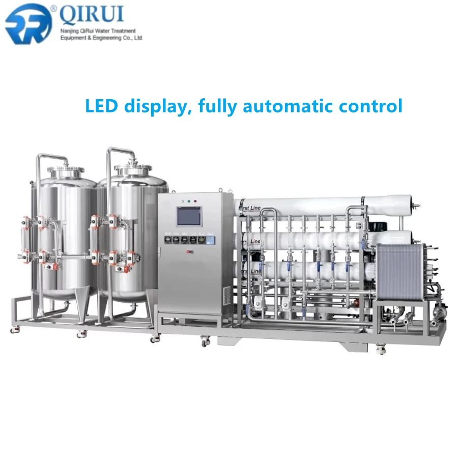 Two stage reverse osmosis equipment cosmetic purified water treatment system pharmaceutical chemical ultrapure water equipment