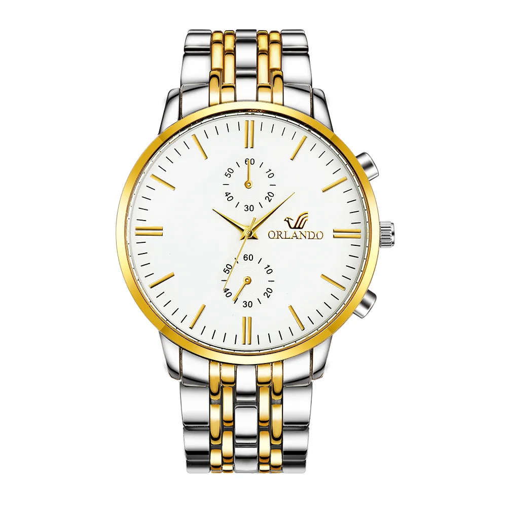 New style stainless steel band quartz Mens Watches luxury Business watch for men