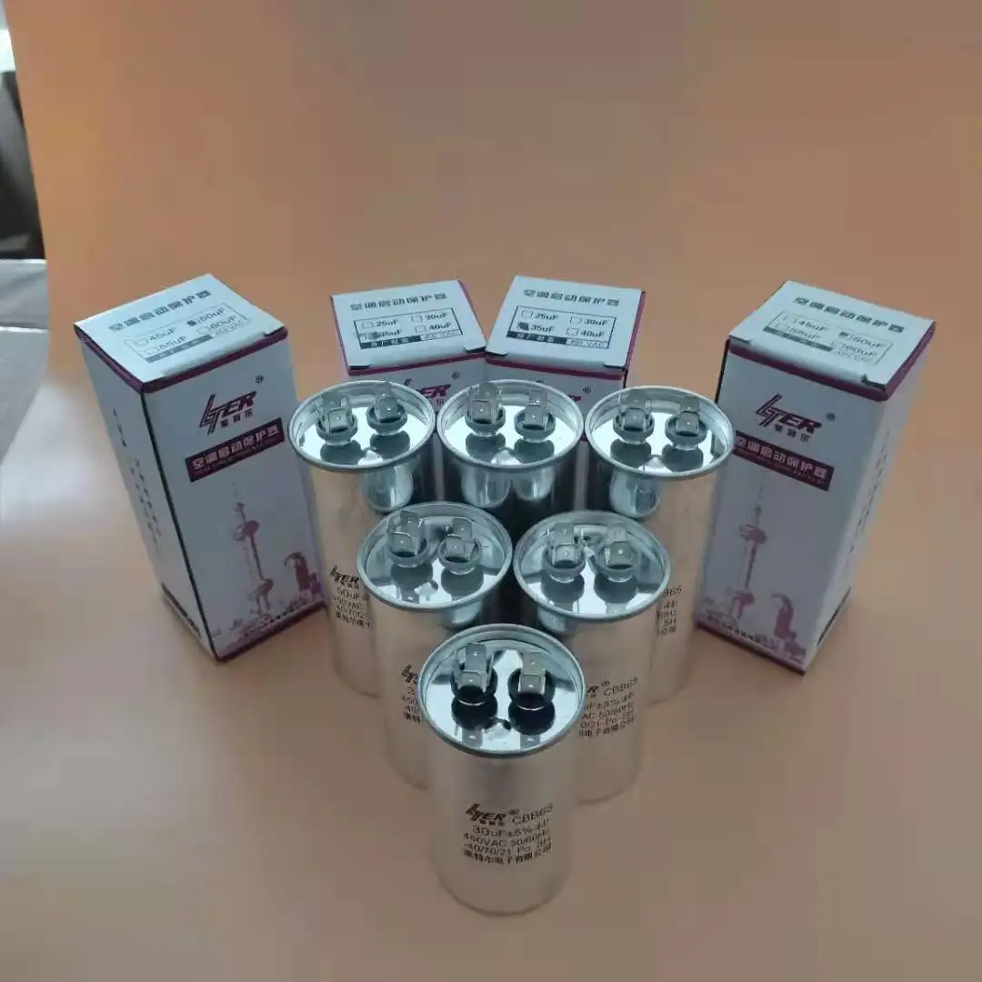 Spot wholesale starting capacitor 35uf AC motor capacitor